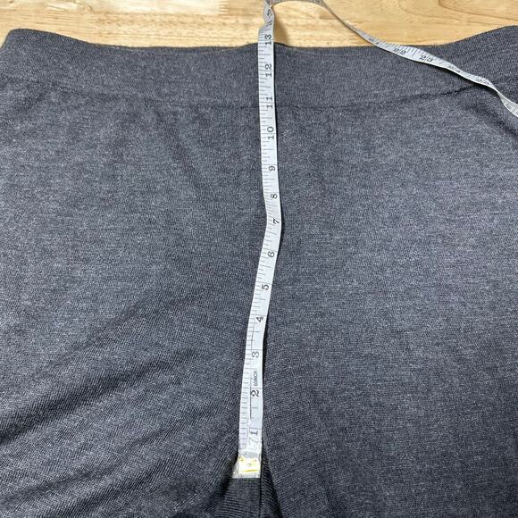 Eileen Fisher WOOL Charcoal Cropped Pants - Picture 10 of 11